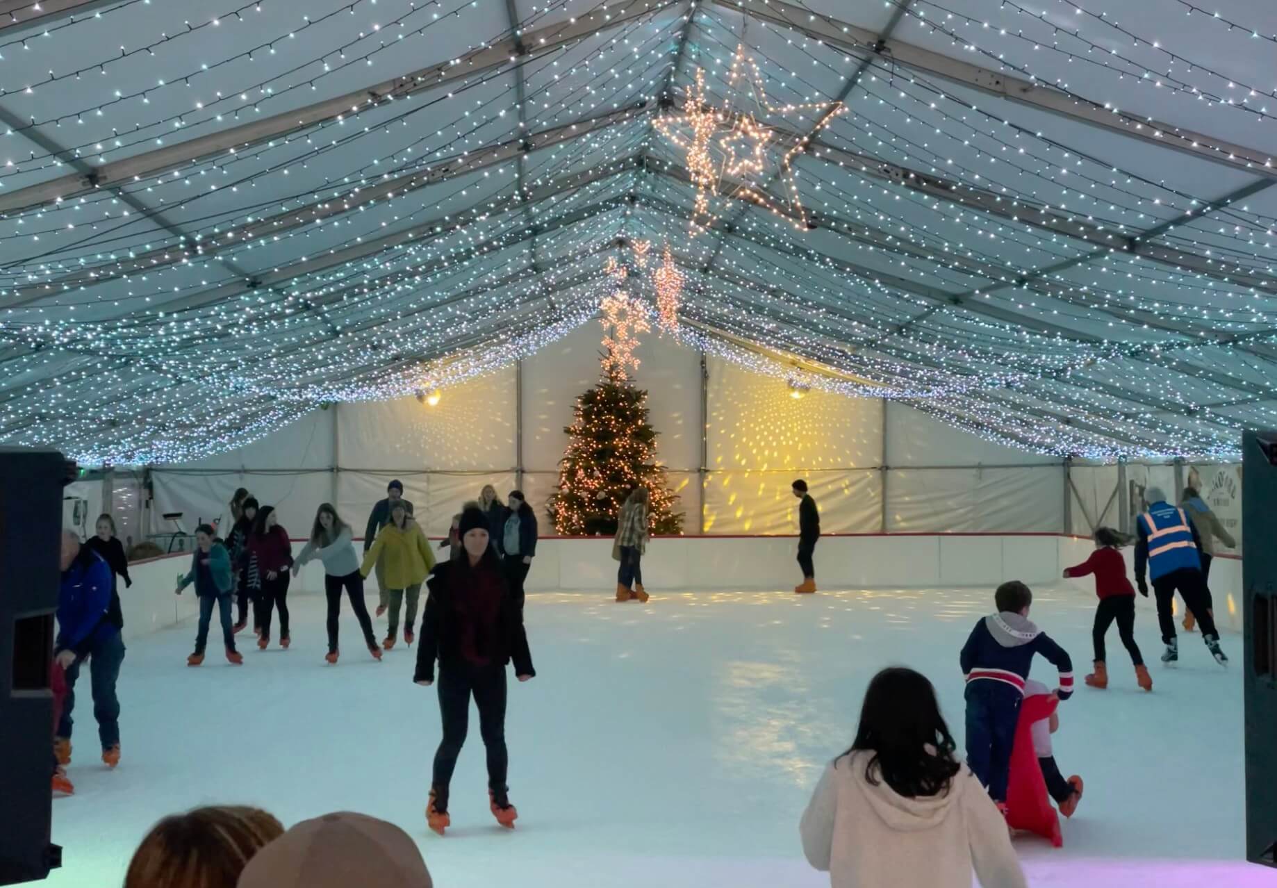 Ice Skating North Devon, located at St. John's Garden Centre, Ashford