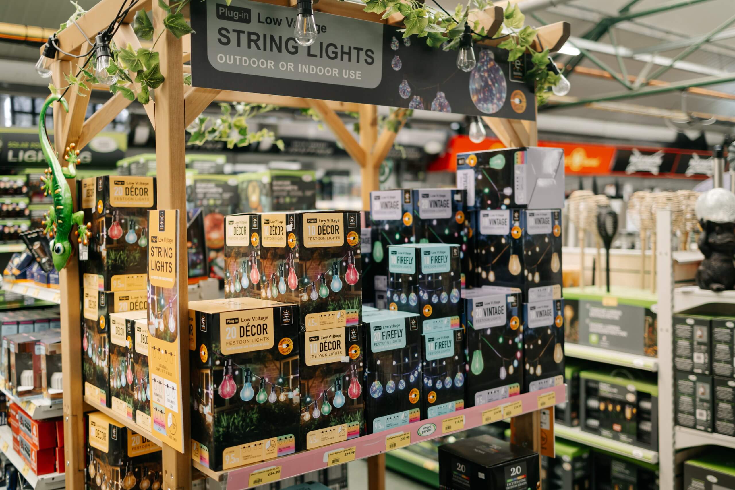 A range of outdoor lighting available at St. John's Barnstaple